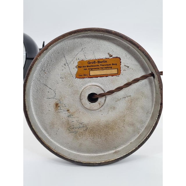 Black Desk Lamp from VEB Leuchtenbau Lengefeld, GDR, 1960s For Sale - Image 8 of 16