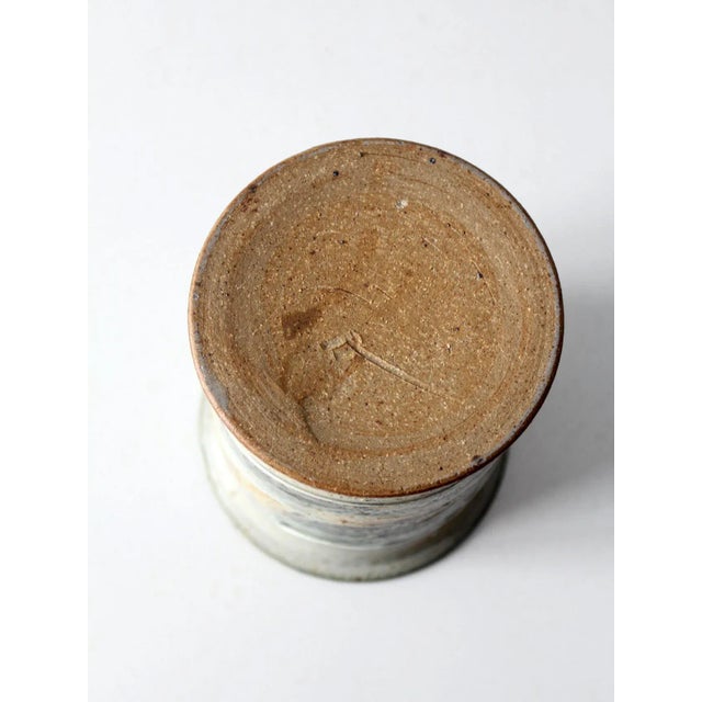 Ceramic Vintage Studio Pottery Vase For Sale - Image 7 of 8