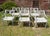 Set of 6 outdoor cast aluminum “Star and Dolphin” dining chairs. They have a gorgeous filigree patterned seat, star and...