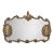 Vintage French Rococo Louis XV Style Gold Wall Mantle Mirror For Sale