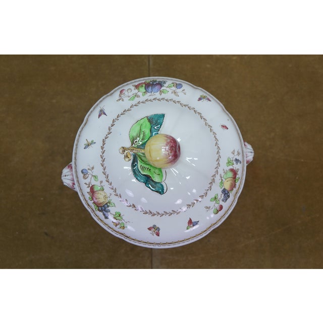 Early 20th Century Copeland Spode England Rockingham Vegetable Serving Dish Soup Tureen For Sale - Image 11 of 18