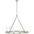 Modern Thomas O'Brien for Visual Comfort Signature Jeffery XL Ring Chandelier in Polished Nickel with White Glass For Sale - Image 3 of 3