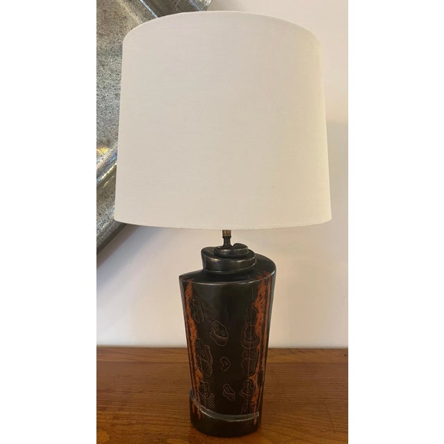 1940s 1940s American Marianna von Allesch Ceramic Table Lamps - A Pair For Sale - Image 5 of 12