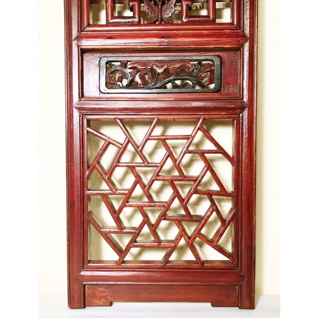 Antique Chinese Screen Panels, Cunninghamia Wood, Circa 1800-1849 - A Pair For Sale In Dallas - Image 6 of 11