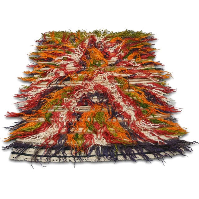 1960s 1960s Turkish Tulu Rug For Sale - Image 5 of 8