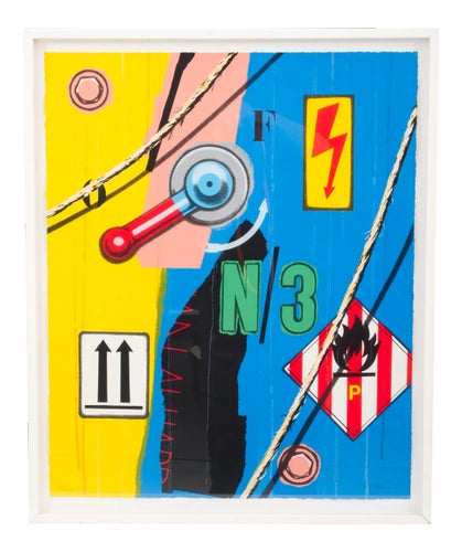 Screenprint by Peter Klasen, 1997