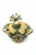 Mid-Century Modern Sicilian Caltagirone Ceramic Pilgrim Flask Majolica Vase, 1980 For Sale - Image 4 of 7