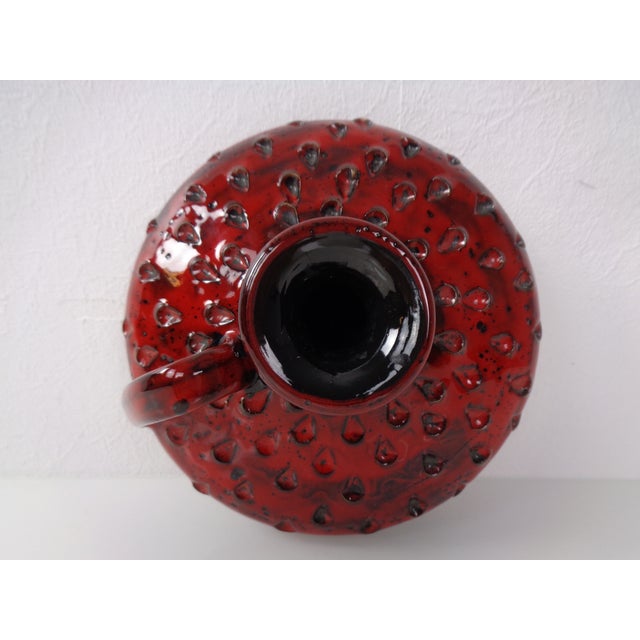 Italian Strawberry Ceramic Vase by Fratelli Fanciullacci for Bitossi, 1960s For Sale - Image 12 of 16