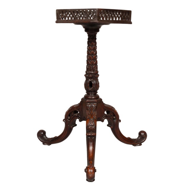 George III Style Mahogany Kettle Stand For Sale In Boston - Image 6 of 12