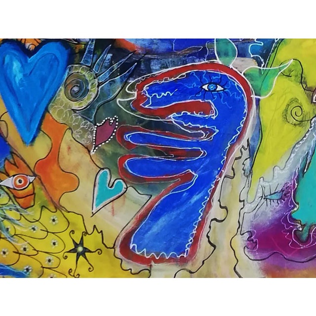 Manitoba, Vol du Cygne Bleu, 2020, Mixed Media For Sale - Image 4 of 6