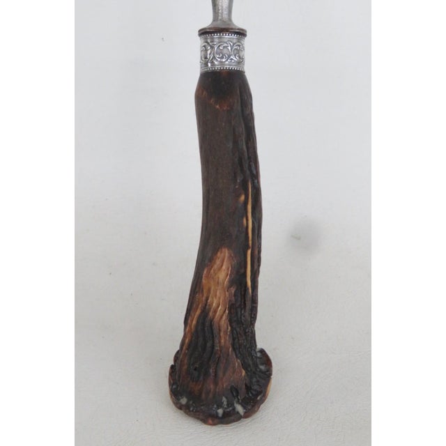 Metal Lees Cutlery Knife Sharpener Rod Early 1900s Honing Steel Sterling Silver 5146b For Sale - Image 7 of 9
