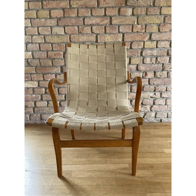 Bruno Mathsson Eva Armchair by Bruno Mathsson for Firma Karl Mathsson, 1950 For Sale - Image 4 of 7