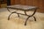 Brown Wrought Iron and Ceramic Coffee Table, Vallauris, 1950s For Sale - Image 8 of 10