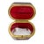 19th Century French Ruby Red Glass Box With Gilt Bronze Mounts For Sale - Image 4 of 8