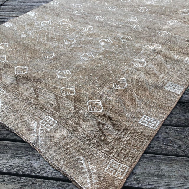 Antique Turkmen Rug | Tribal | 5'x7' For Sale In Houston - Image 6 of 7