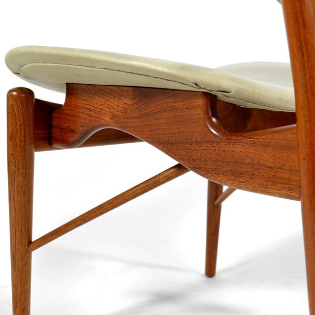 Brown Finn Juhl Dining Table and Chairs For Sale - Image 8 of 13