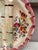 Longchamp 19th Century Longchamp Majolica Asparagus Plate With Flowers For Sale - Image 4 of 5