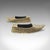 1950s Pair of Small Vintage Slipper Ashtrays, Indian Brass Cigarette Rest, Mid Century For Sale - Image 5 of 9