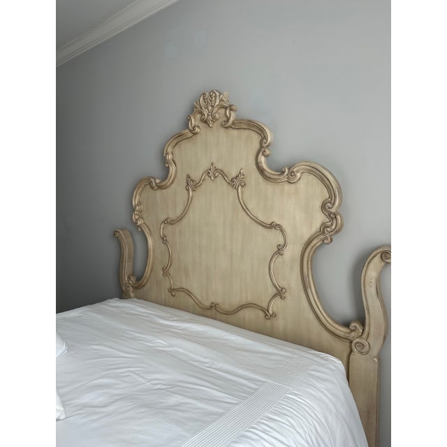 1990s 1990s French Design Queen Size Bed Frame For Sale - Image 5 of 6
