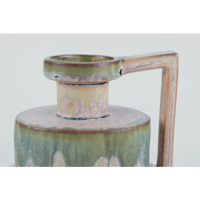 1920s Art Deco Ceramic Jug by P. Garnier, Enghien, France, 1920s-1930s For Sale - Image 5 of 10