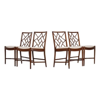 Cockpen Dining Chairs in Mahogany, 1940, Set of 4 For Sale