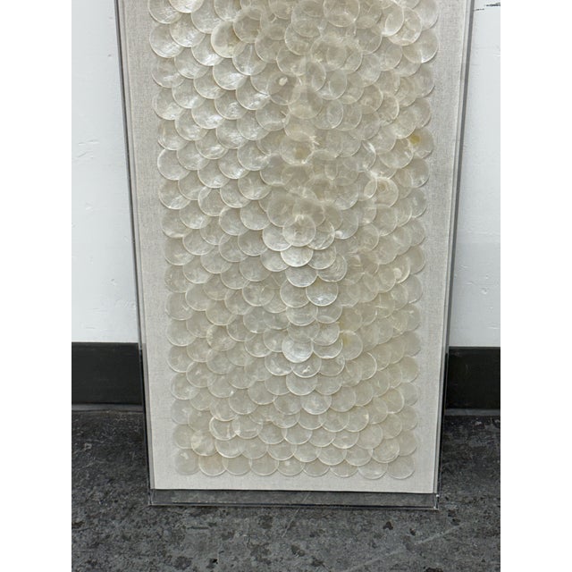 2010s Restoration Hardware Capiz Shell Art Panel For Sale - Image 5 of 12