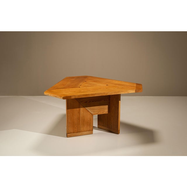 Italian Triangular Dining Table by Silvio Coppola for Montina, Italy, 1970s For Sale - Image 13 of 13