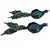 Vintage Glittery Bird Nest Christmas Ornaments - Set of 4 For Sale - Image 4 of 5