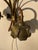 1960s Floral Wall Lamp in Copper and Brass, 1960s For Sale - Image 5 of 11
