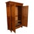 Wood Antique 19th Century French Faux Bamboo Pine Armoire Wardrobe Cupboard 1880 For Sale - Image 7 of 10