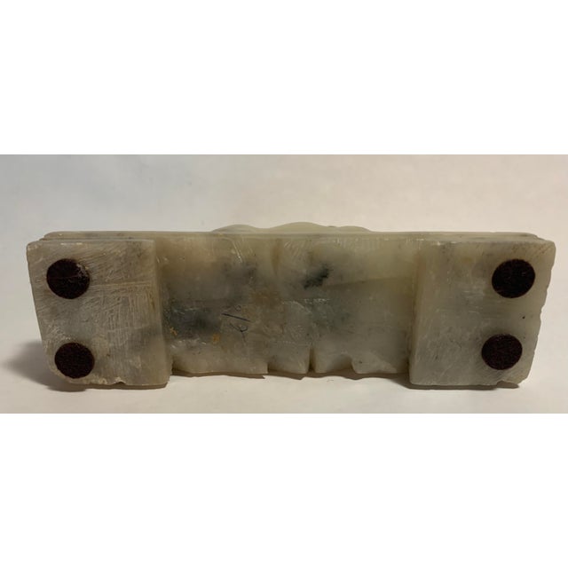 Early 20th Century Chinese Soapstone Horse Carving For Sale - Image 4 of 5