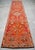 Antique Style Orange Runner Rug, Hand Knotted Turkish Carpet, 3x12 Vintage Area Rug, Rare Alien Motif Decor, Organic Modern Rug For Sale - Image 6 of 16
