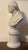 Antique 19th century English parian porcelain bust of president George Washington after Jean-Antoine Houdon. Mounted on a...