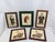 Vintage Theorem-Style Folk Art Santa Claus Christmas Wall Art – Set of 5 For Sale - Image 15 of 16