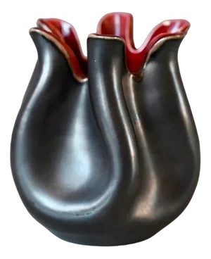 Black Vase from Fernand Elchinger, 1950s
