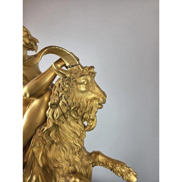 After Philippe-Laurent Roland, Bacchante Riding a Goat, 19th Century, Bronze For Sale - Image 16 of 18