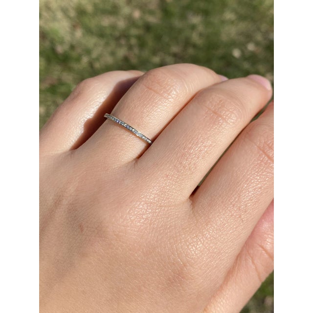 The Elowen: Designer Signed White Gold and Natural Diamonds Band For Sale In Philadelphia - Image 6 of 8