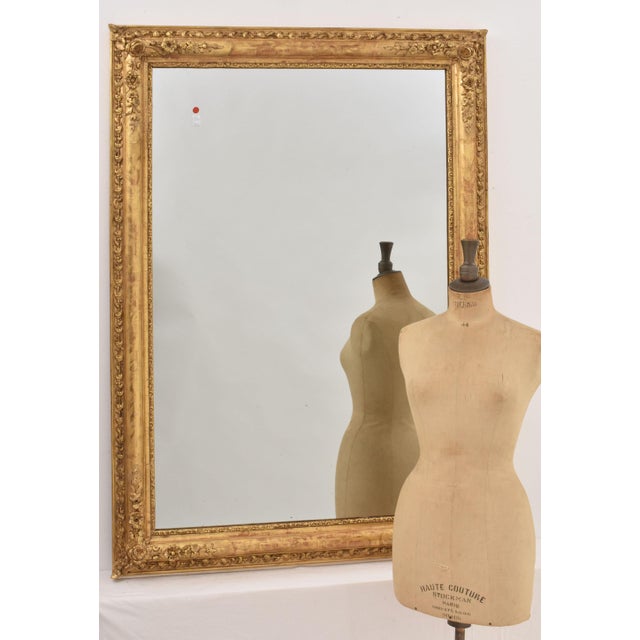 Louis Philippe Gold Leaf Mirror For Sale - Image 3 of 10