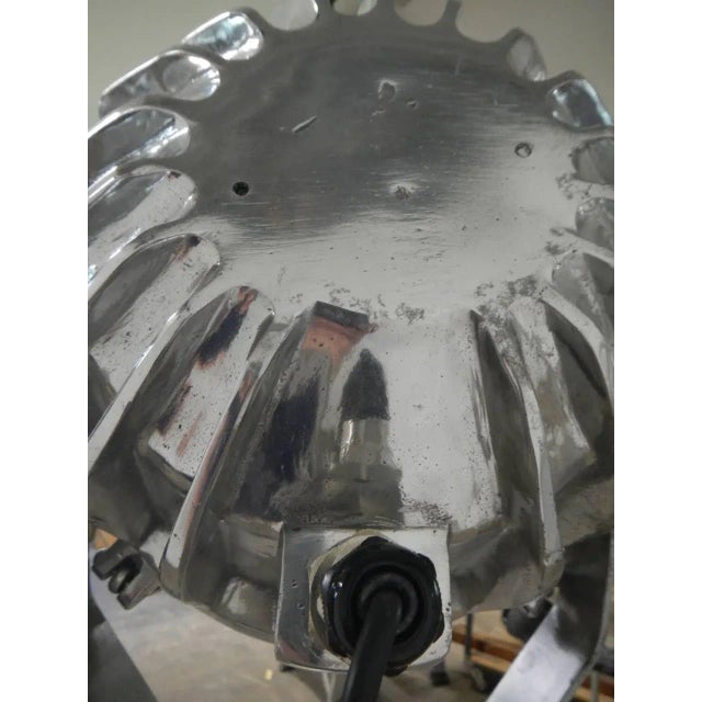 Forest Green Naval Lamp with Easel, 1950s For Sale - Image 8 of 12