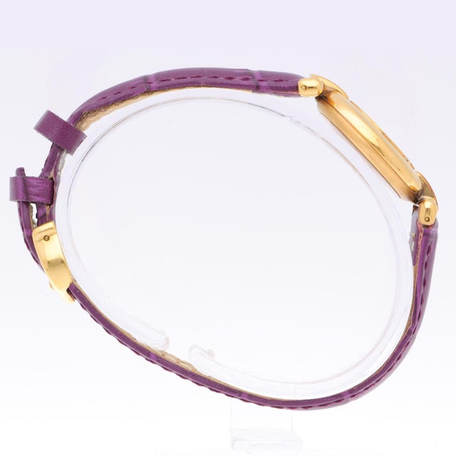 1980s Cartier Must De Colisee Vermeil 590002 Ladies 24mm Watch Box/Papers For Sale In Miami - Image 6 of 15
