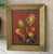 Abstract Mid 20th-Century Framed Oil on Board Stylized Botanical Painting For Sale - Image 3 of 18