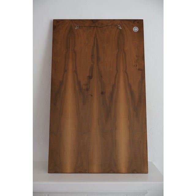 Peter Pepper Products Brutalist Torch-Cut Brass Wall Sculpture on Walnut Panel For Sale - Image 10 of 10