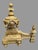 Bronze Pair of Antique French Bronze Fireplace Chenet Andirons With Maiden Heads For Sale - Image 8 of 10