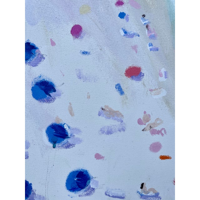 Contemporary Beach Scene Acrylic on Canvas by Joe Davis 2017 For Sale - Image 3 of 8