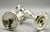Silver Antique Mercury Glass Candlesticks, a Pair For Sale - Image 8 of 9