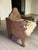Early 20th Century Mexican Hand Carved Solid Wood Lion Chairs With Sheepskin Cushions For Sale - Image 4 of 7