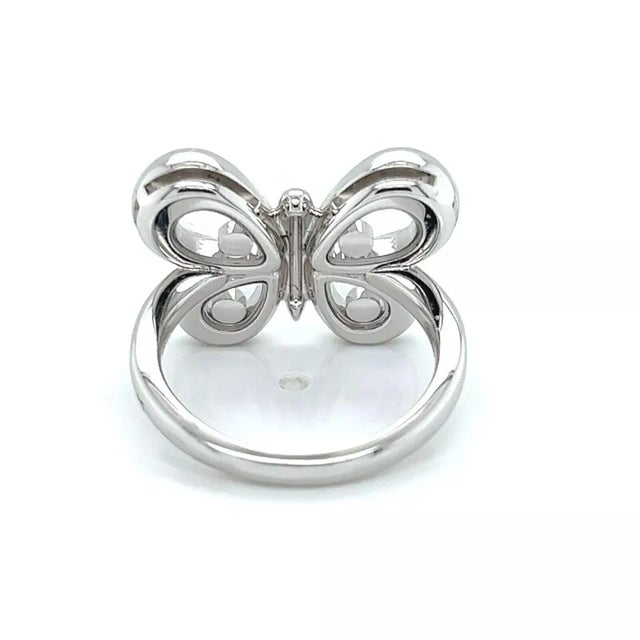 全品送料0円 24539 - Ring Butterfly Gold White 18k Diamond Happy Chopard アクセサリー