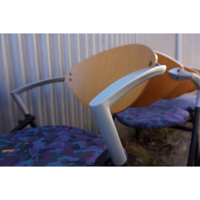 Dutch Vepa Alpine Stackable Armchairs, 1980s, Set of 6 For Sale - Image 9 of 18