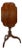 Antique Tiger Maple Tilt-Top Candle Stand For Sale