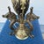 Mid 20th Century Chinese Archaistic Cast Brass Dragon Table Lamp - Attributed to James Mont For Sale - Image 6 of 18